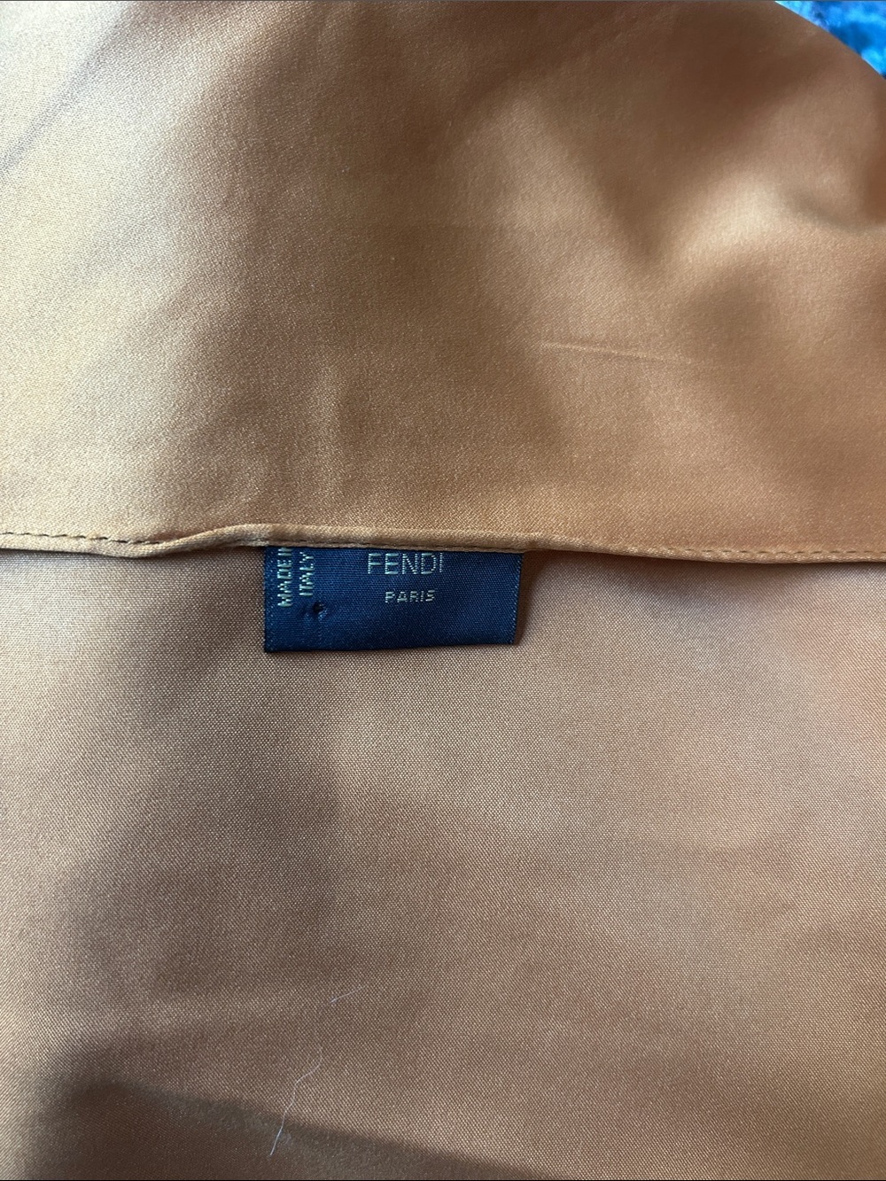Fendi Orange Infinity Scarf - Picture 6 of 7